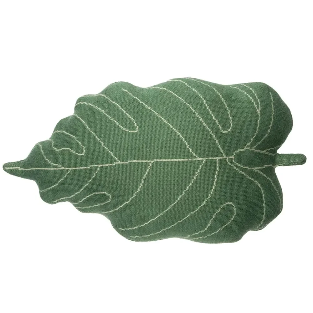 "Lorena Canals Kissen gestrickt Blatt image"