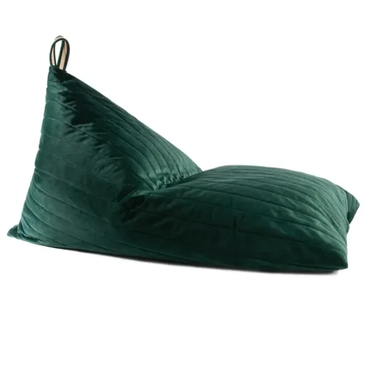 "Nobodinoz Sitzsack "Essaouira" Savanna Samt grün image"