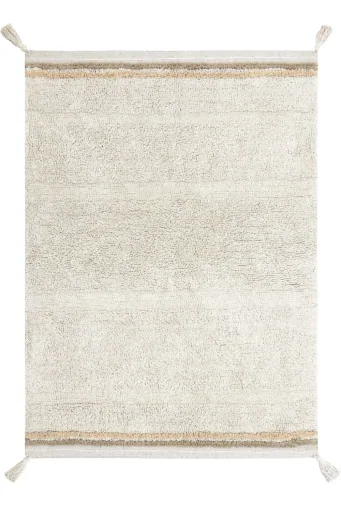 "Lorena Canals Waschbarer Teppich - Bloom Natural, Größe: 120 x 160 cm image"