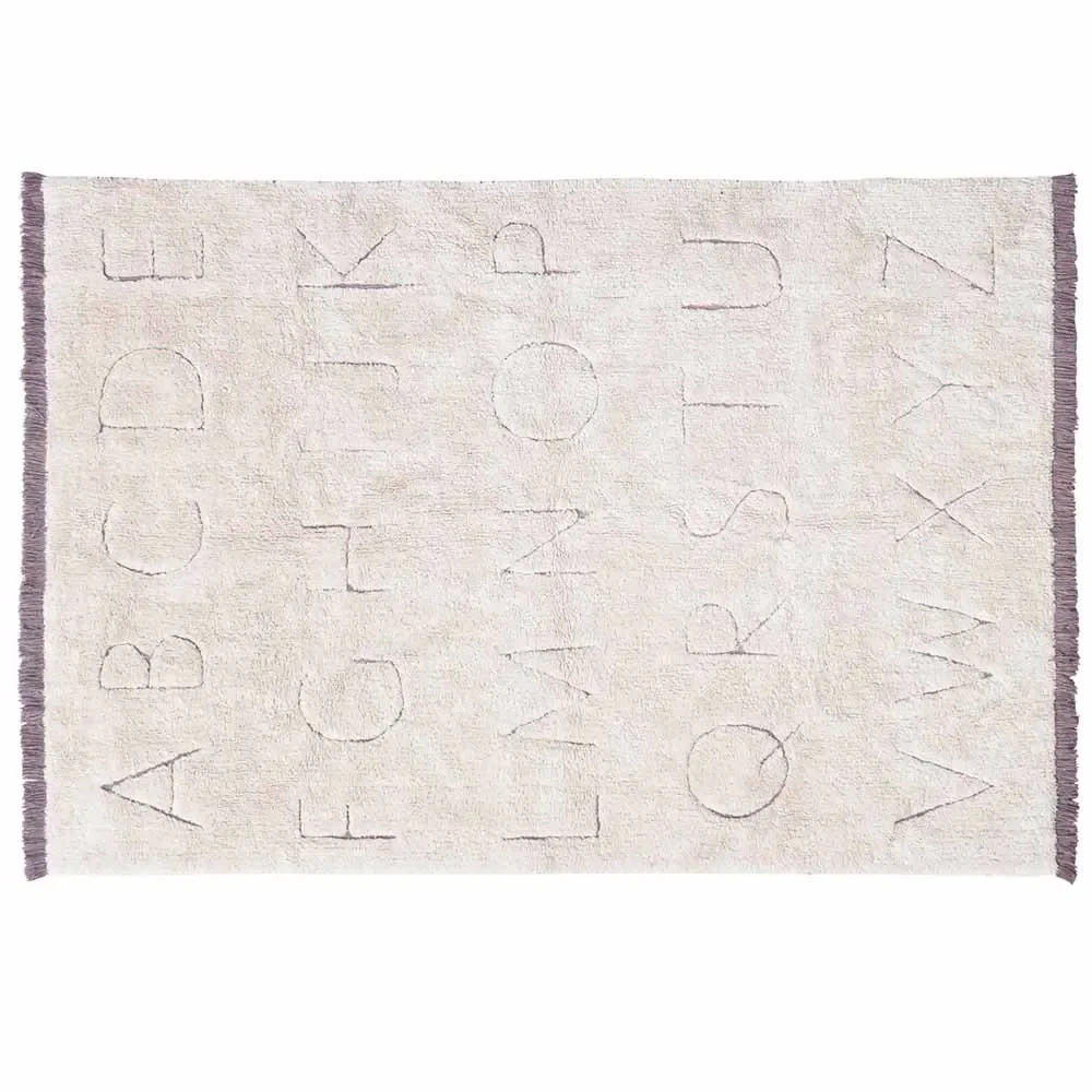 "Lorena Canals Teppich ABC waschbar & recycelt, Größe: 120 x 160 cm image"