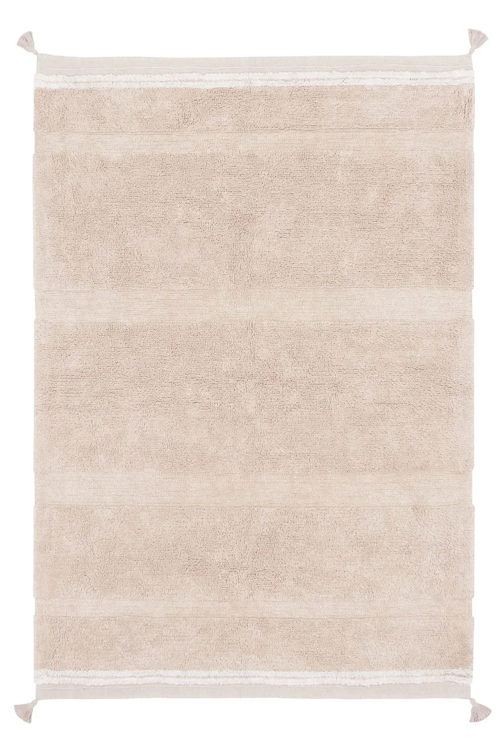 "Lorena Canals Waschbarer Teppich - Bloom Rose, Größe: 140 x 200 cm image"