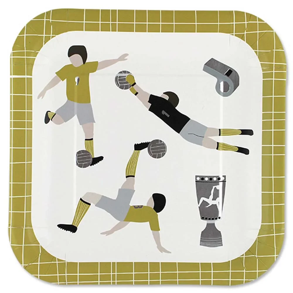 "Ava & Yves Pappteller Set Fussball image"
