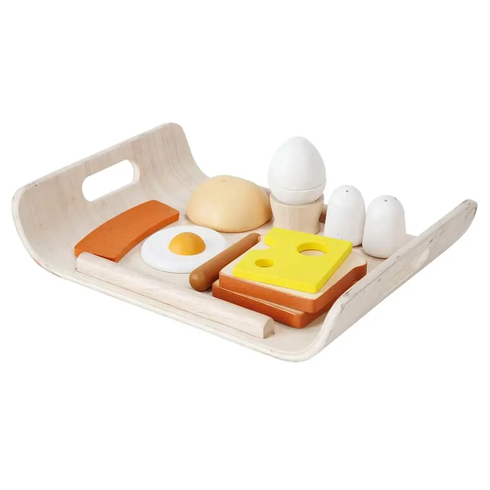 "Plan Toys Frühstück-Set Holz image"