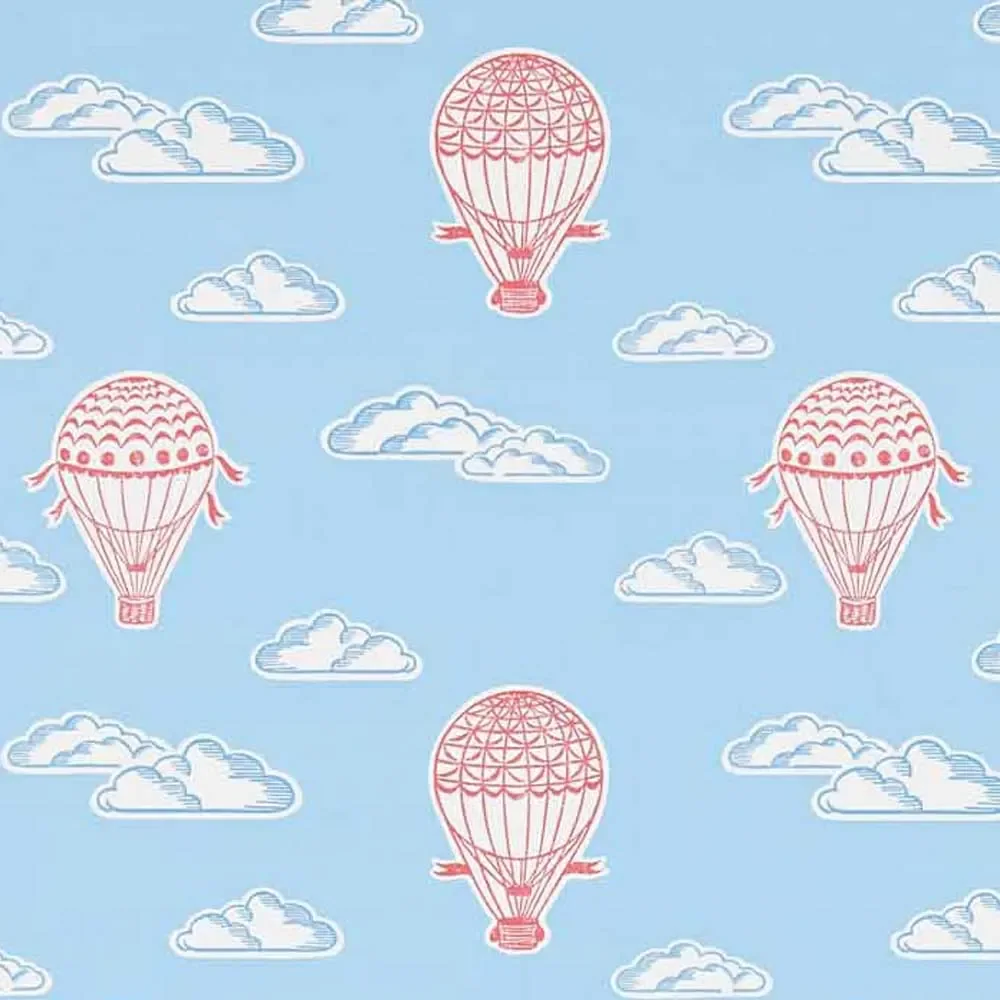"Little Sanderson Abracazoo Tapete Heissluft Ballons rot blau image"