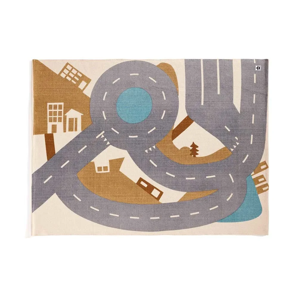 "Kids Concept Spielteppich Stadt Baumwolle image"