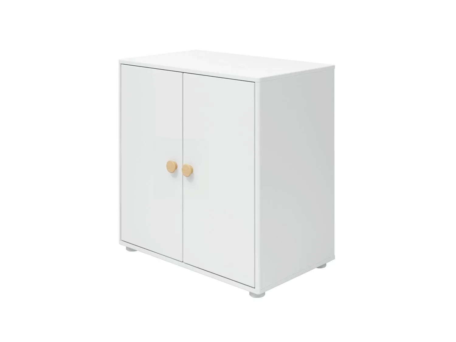 "FLEXA Kleiderschrank, Schrankelement - 1 Regalboden, Roomie, Farbe: Weiß/Eiche image"