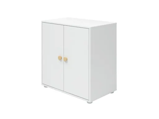 "FLEXA Kleiderschrank, Schrankelement - 1 Regalboden, Roomie, Farbe: Weiß/Eiche image"