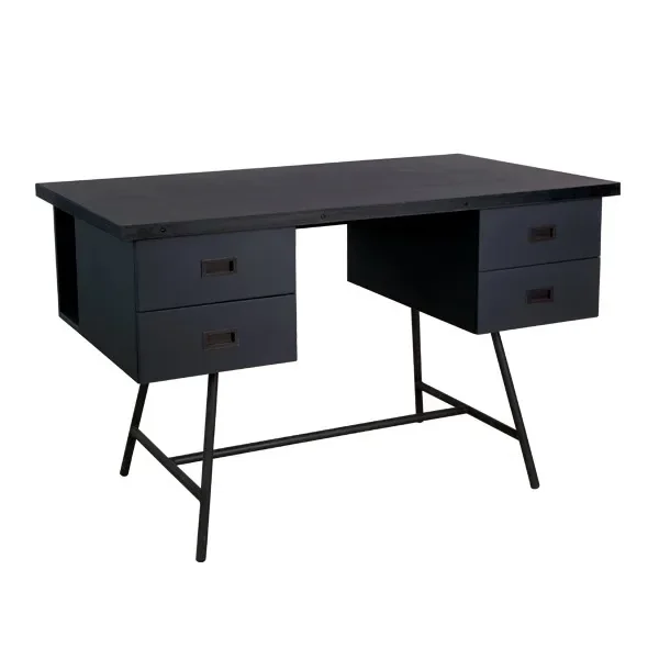 "Laurette Schreibtisch L50, Farbe: Charbon image"
