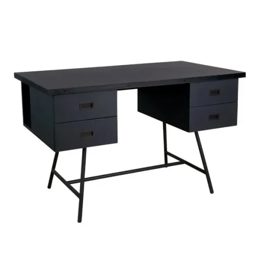 "Laurette Schreibtisch L50, Farbe: Charbon image"
