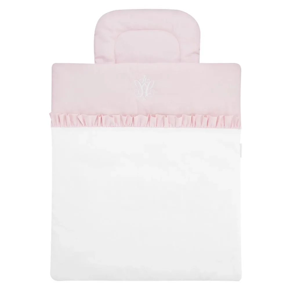 "Caramella Bettwäsche für Moseskörbchen rosa image"