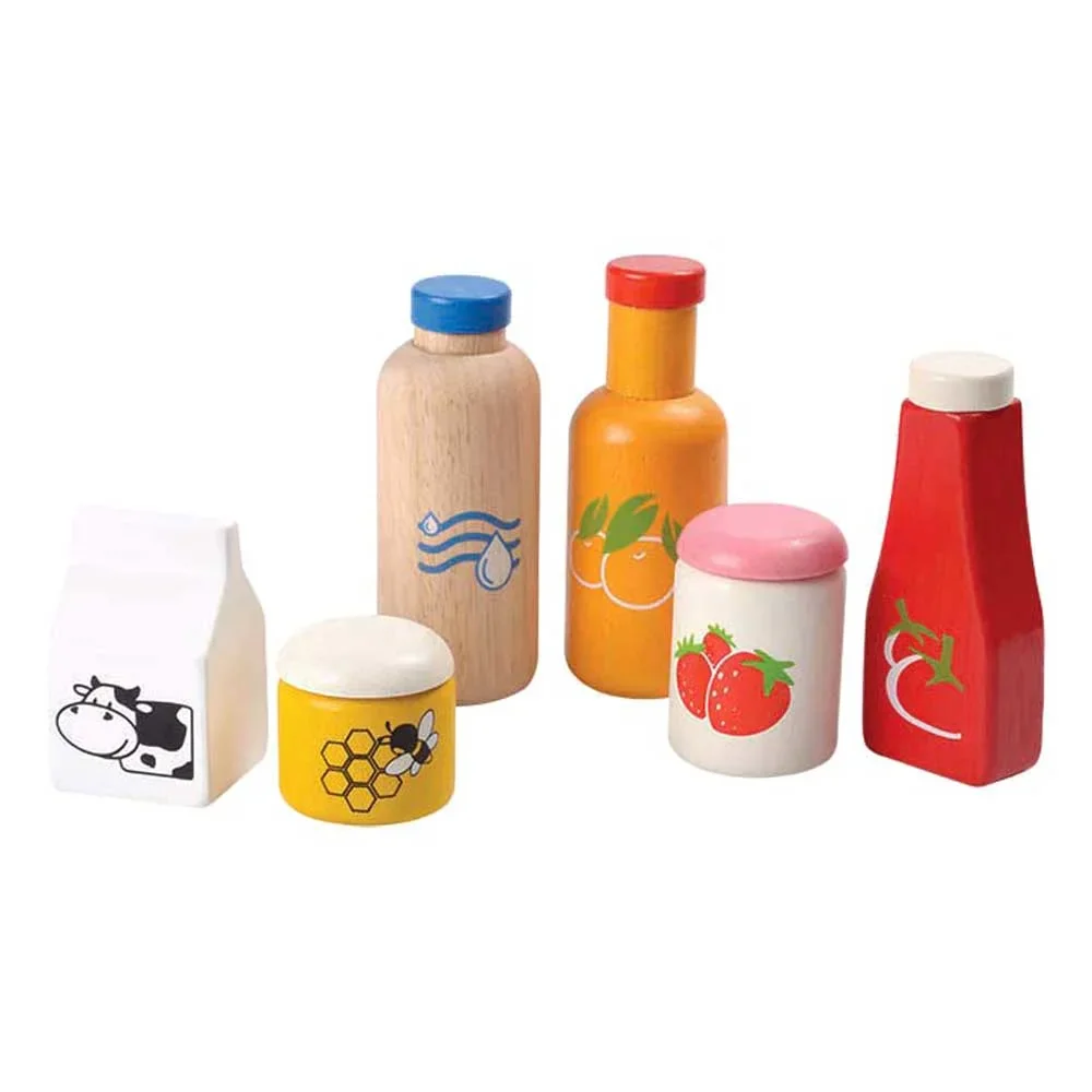 "Plan Toys Lebensmittel-Set Holz image"