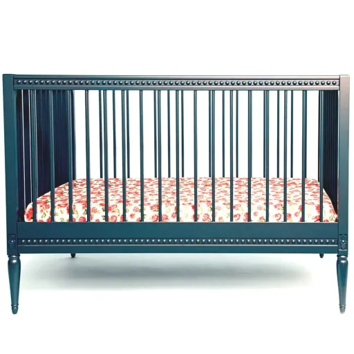 "Gustavienne Babybett 60 x 120 cm dunkelgrün image"
