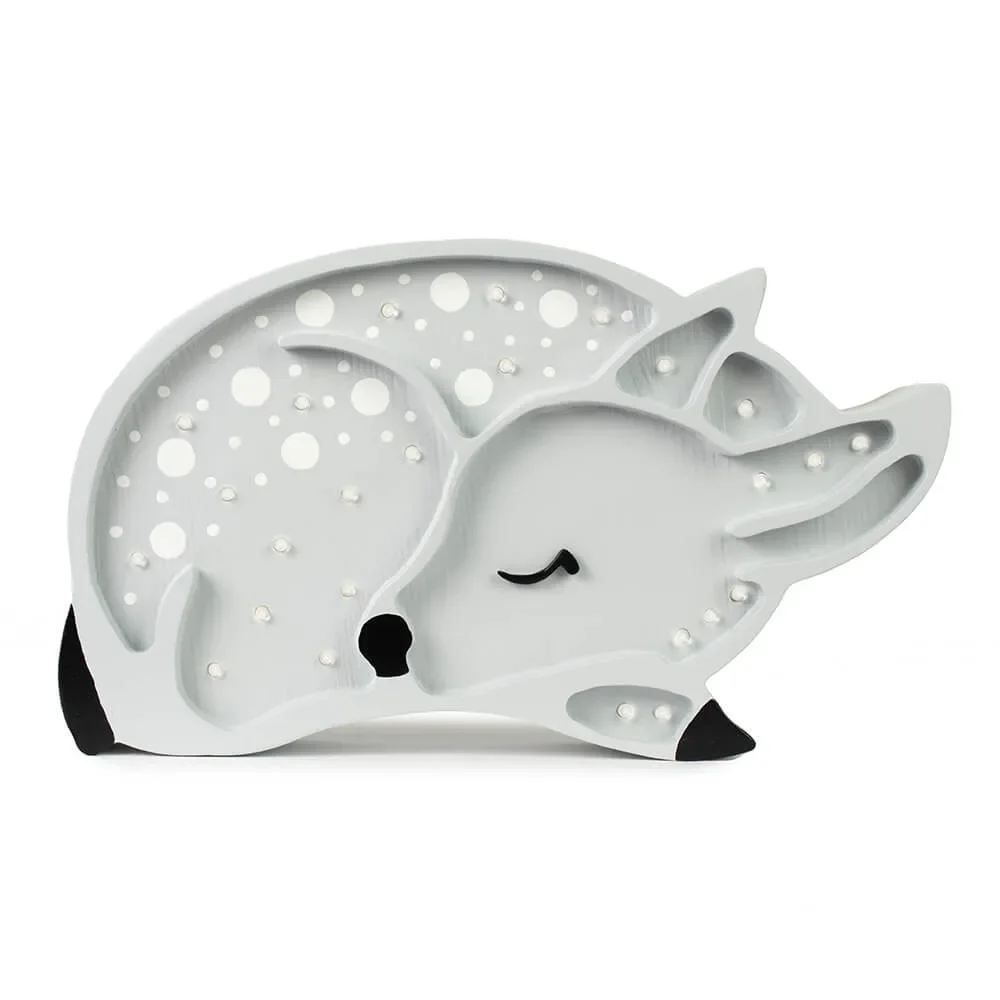 little lights Led Deko Kinderlampe Reh hellgrau