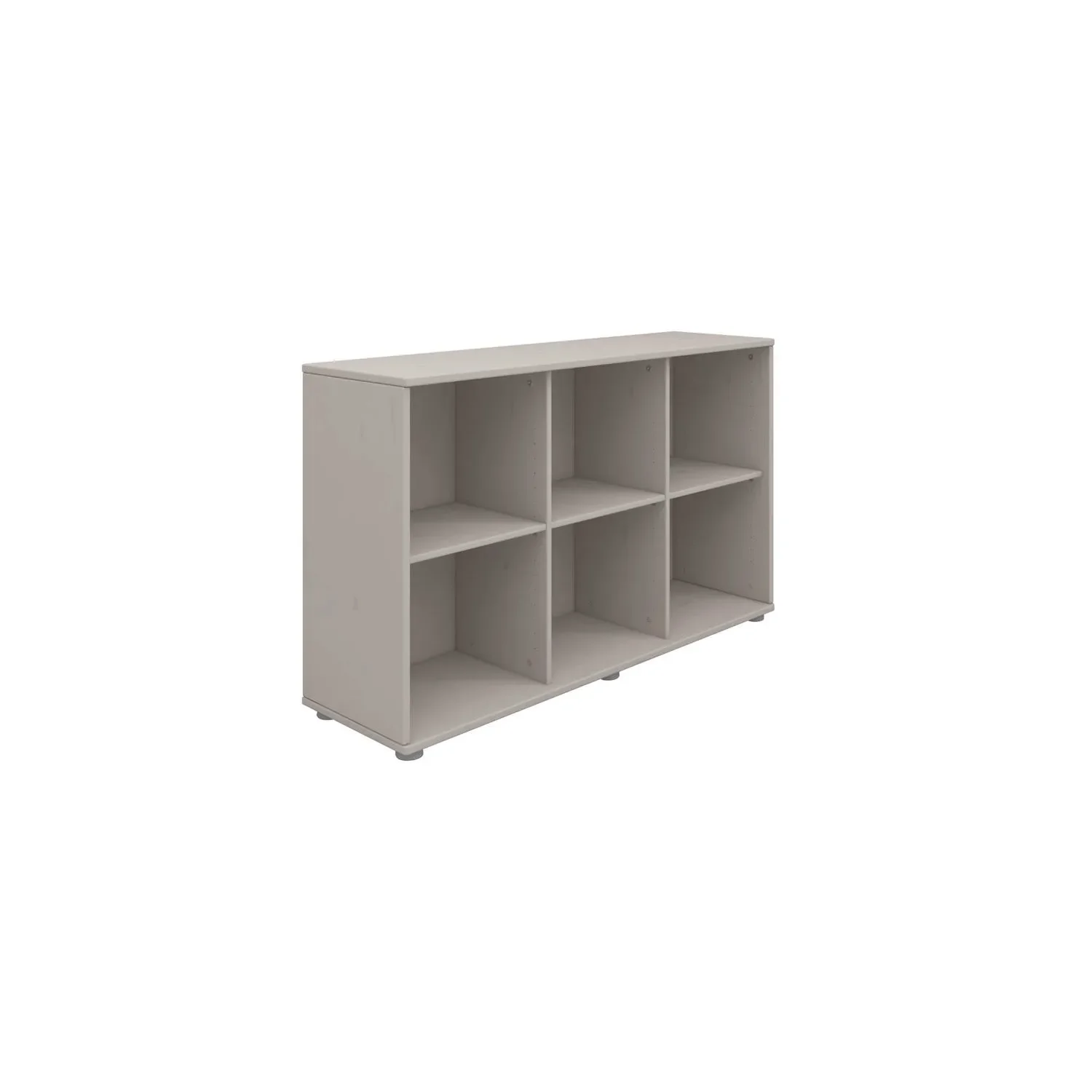 "Flexa Bücherregal - Classic, 123,9x74,5 cm, Farbe: Grau gewaschen image"