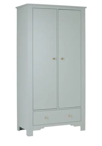 "Montmartre Kleiderschrank, Babyschrank, Kinderschränk - 104 x 52 x 200 cm, Farbe: Salbei grün image"