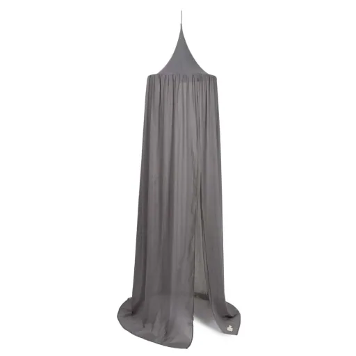 "Nobodinoz Betthimmel "Vera" Voile schiefergrau image"