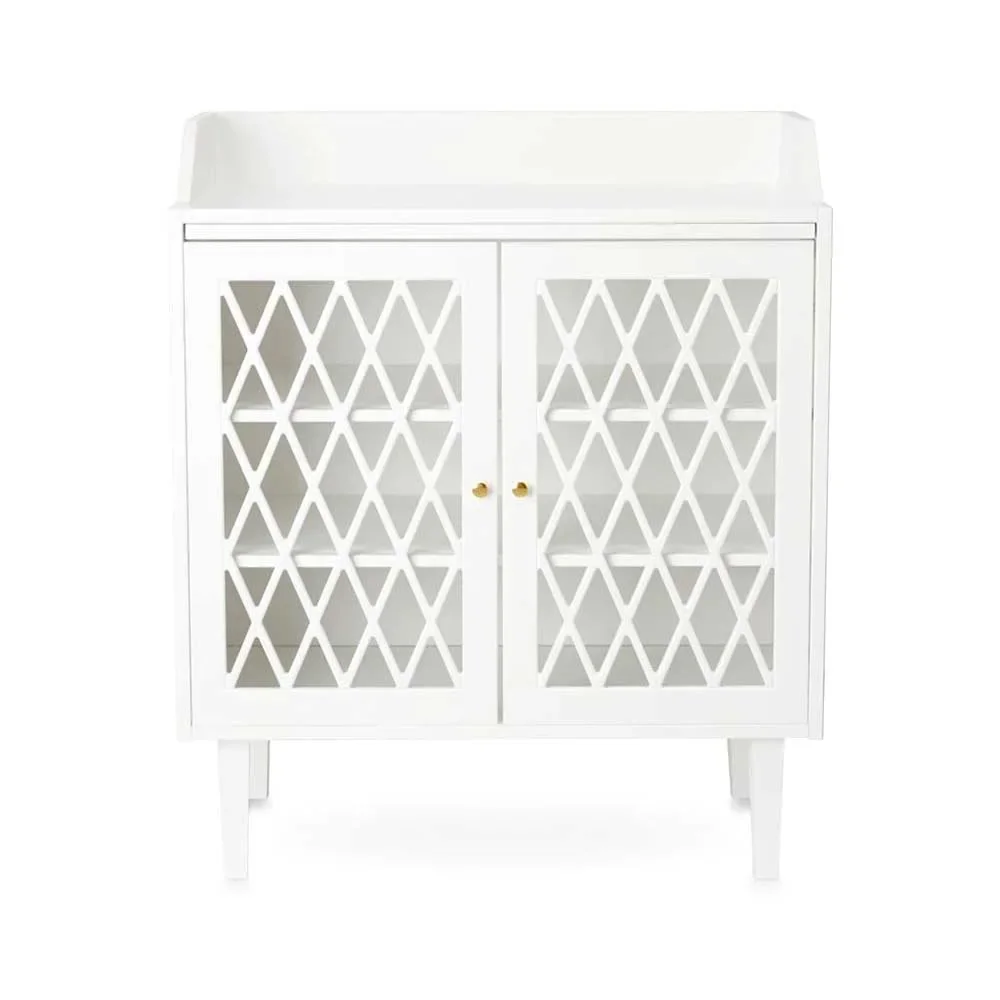 "Cam Cam Wickel-Kommode Harlequin weiss image"