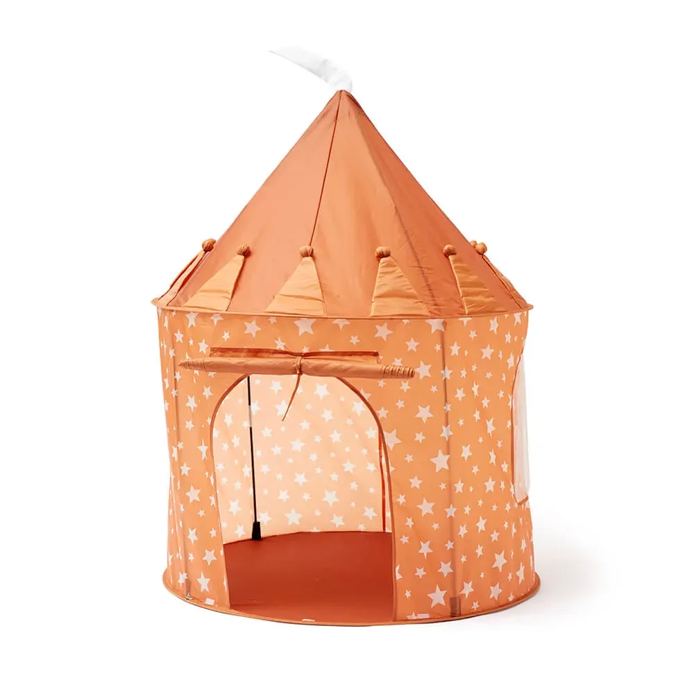 "Kids Concept Spielzelt rund Sterne braun image"