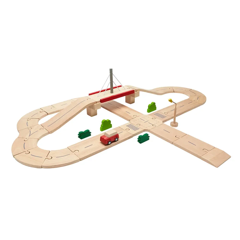 Plan Toys Straßensystem Holz
