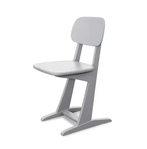 "Laurette Schreibtischstuhl La chaise a patins, Farbe: Gris image"