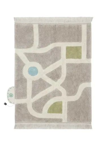 Lorena Canals Waschbarer Teppich, Spielteppich - Ecocity, 120 x 170 cm