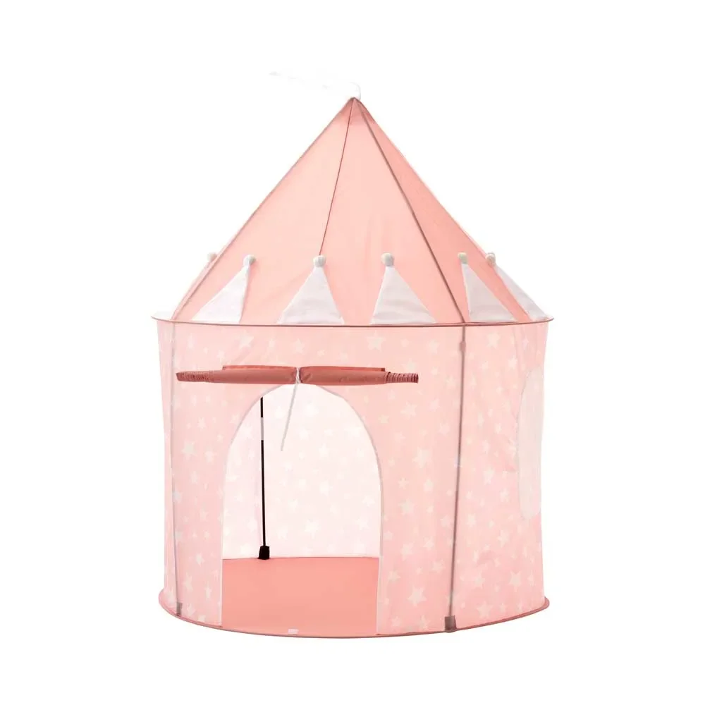 "Kids Concept Spielzelt rund Sterne rosa image"