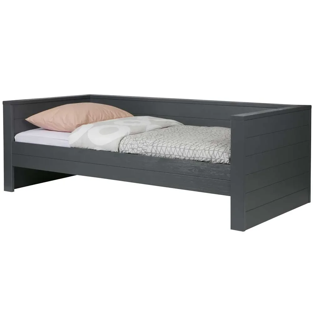 "WOOOD Sofabett Dennis stahlgrau image"