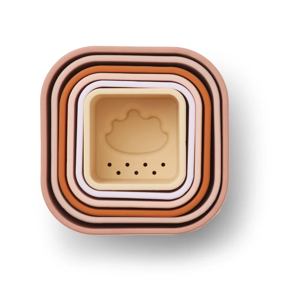 "Liewood Stapelturm baby, Stapelbecherr - Zuzu, Farbe: Rose multi mix image"