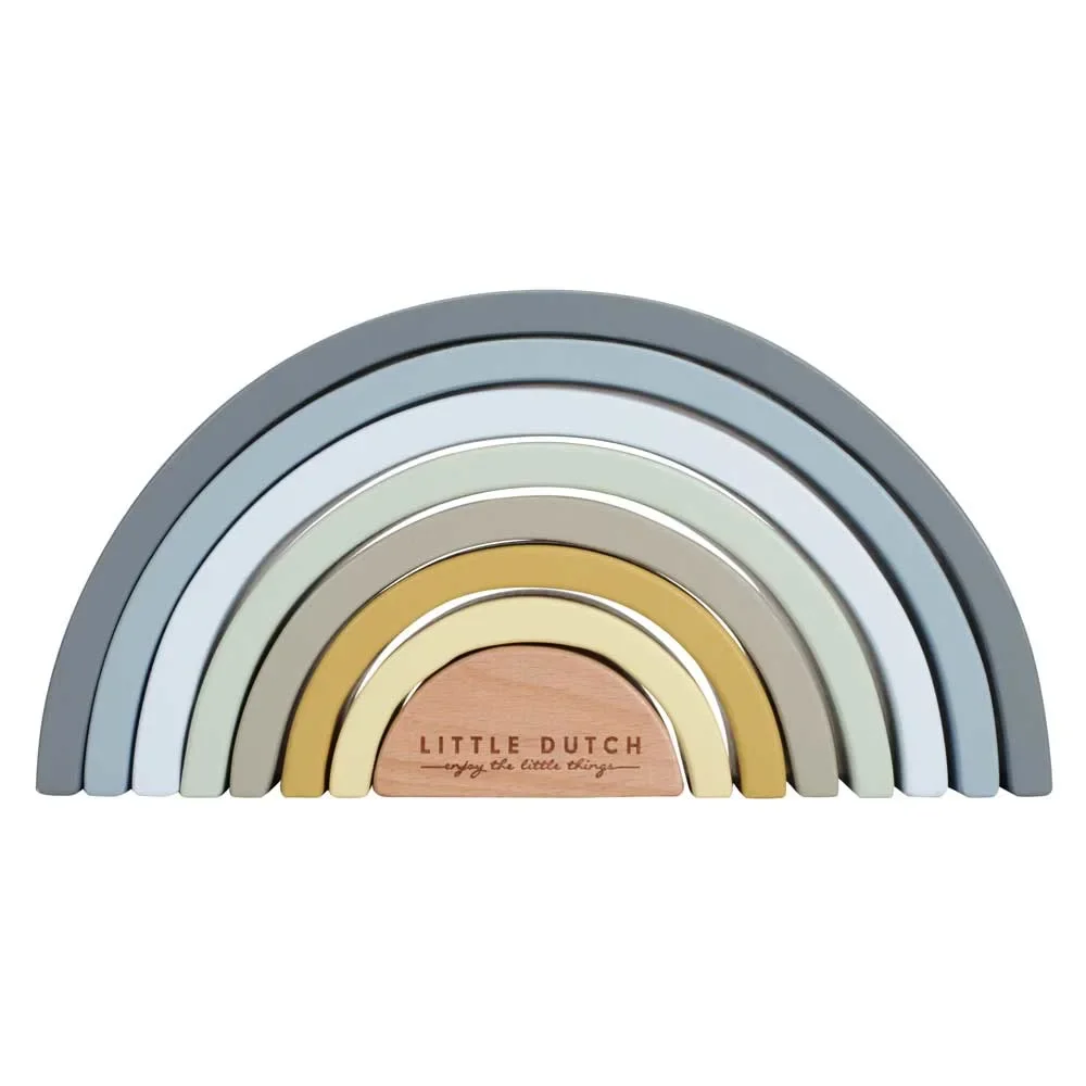 "Little Dutch Holz Regenbogen blau image"