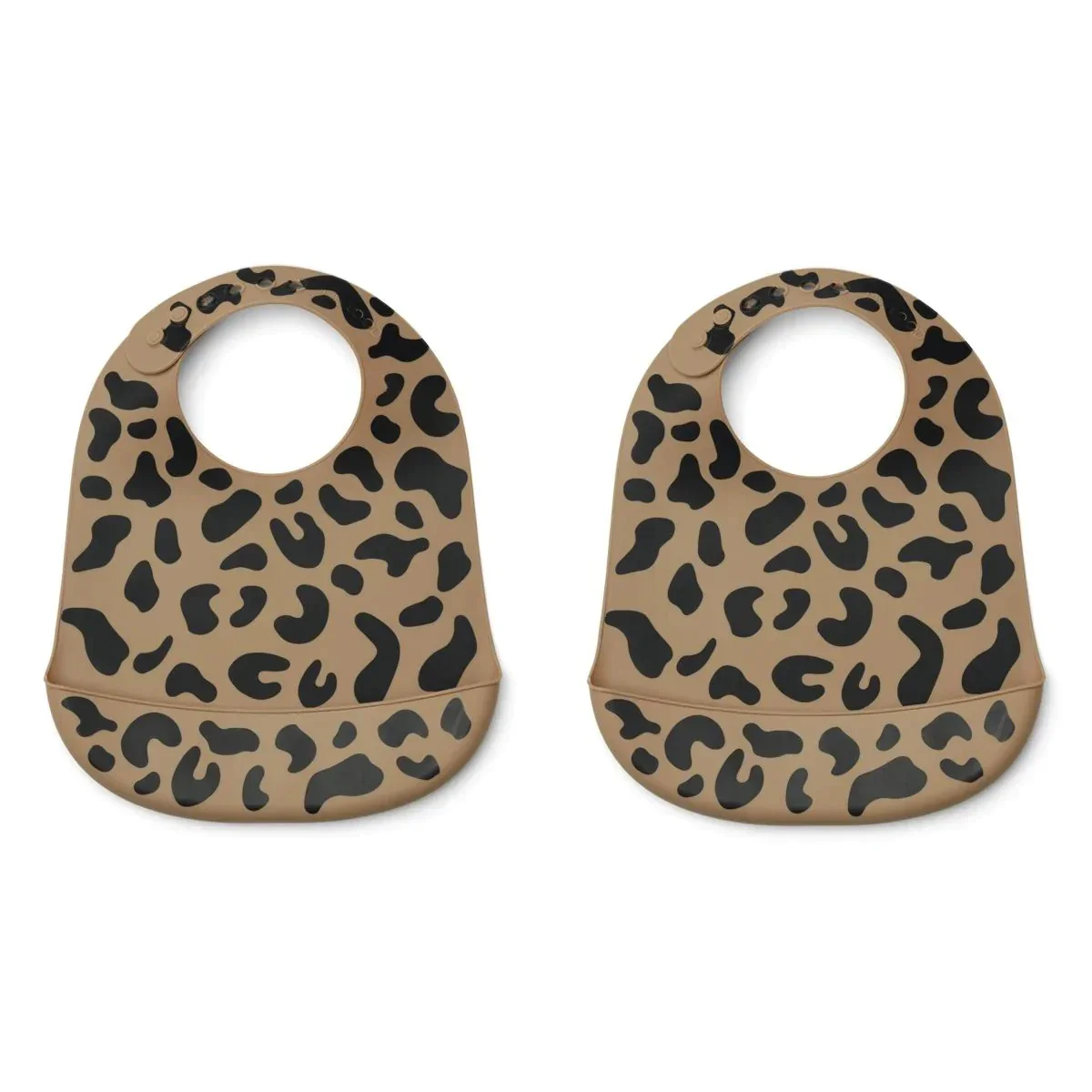 Liewood Silikon Lätzchen 2er pack - Tilda, Farbe: Mega leo / oat mix