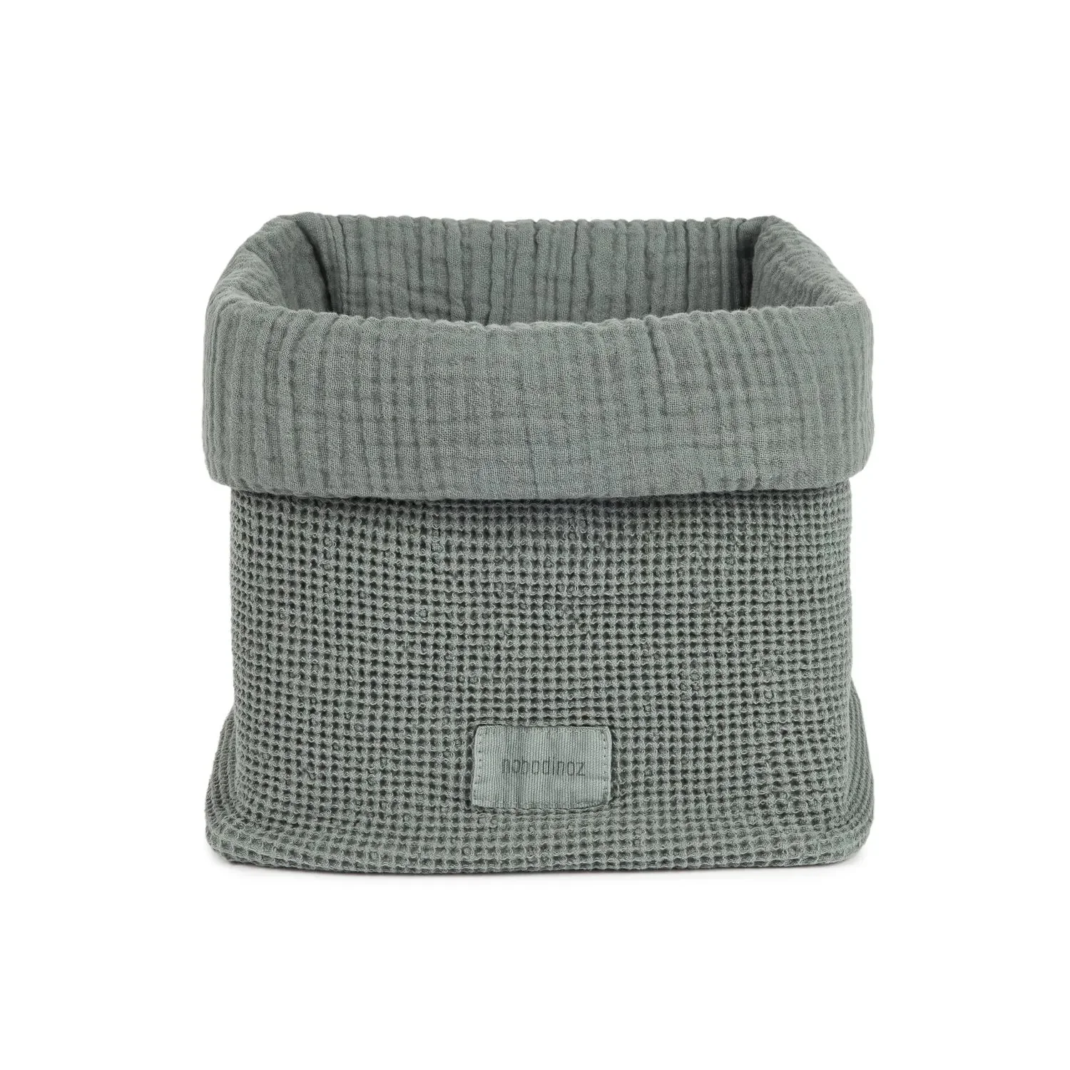 Nobodinoz WABI SABI Wäschekorb, Aufbewahrungskorb, Spielzeugkorb, 20 x 18 cm, Farbe: Azurblau