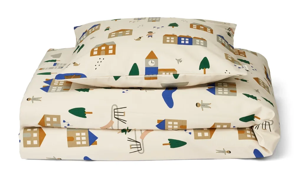 "Liewood Bettwäsche, Bettdecken - Ingeborg, Farbe: Downtown / Sandy image"