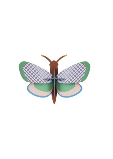 "Studio ROOF Ornament, Bastel-Set, 3D Wandobjekt - Gitterschmetterling image"