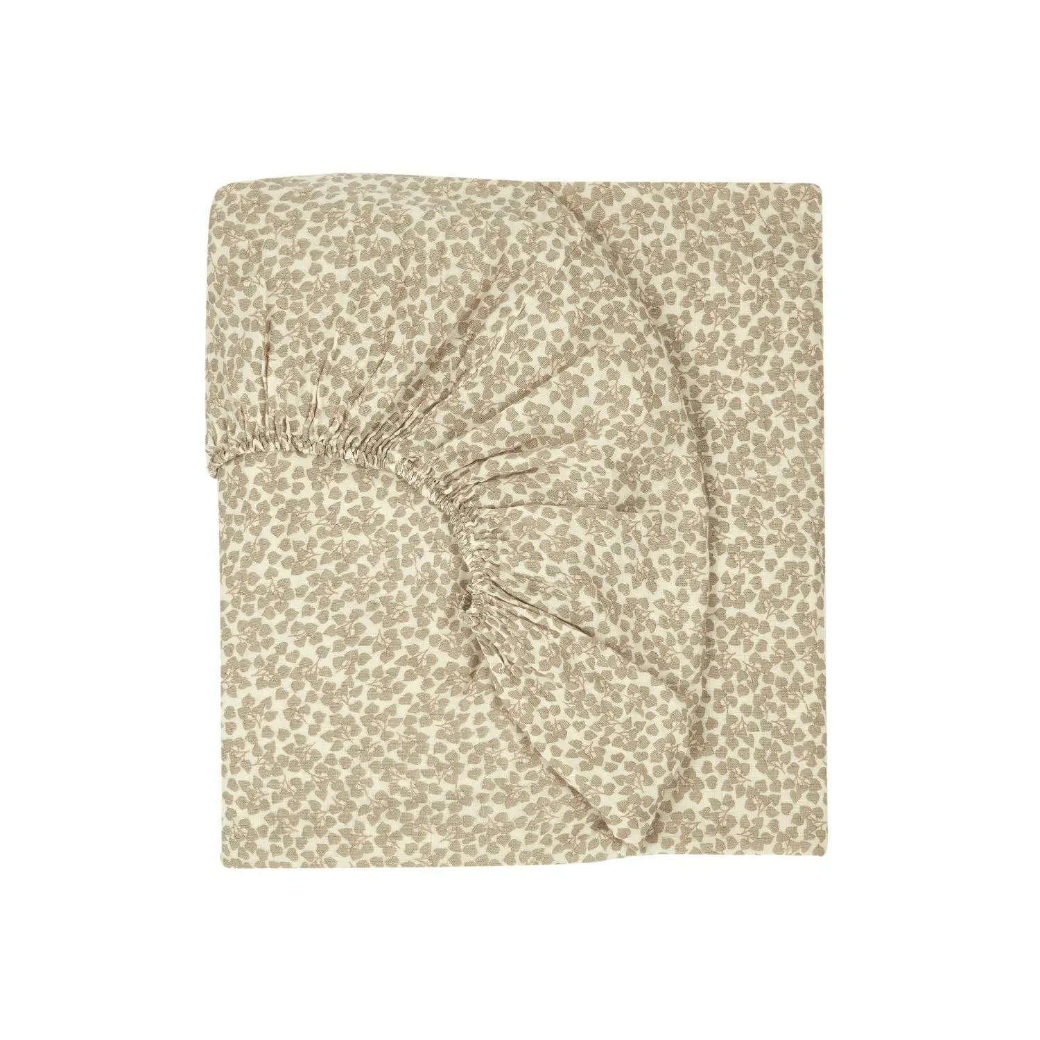 Nobodinoz WABI SABI Spannbettlaken, Spannbettuch, Kinderbettlaken, 70 x 140 cm, Farbe: Lichtgroen Yumiko