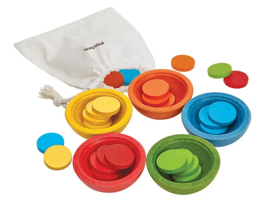 "Plan Toys - Sortierspielzeug - Sortieren & Spielen, Gummibaumholz image"