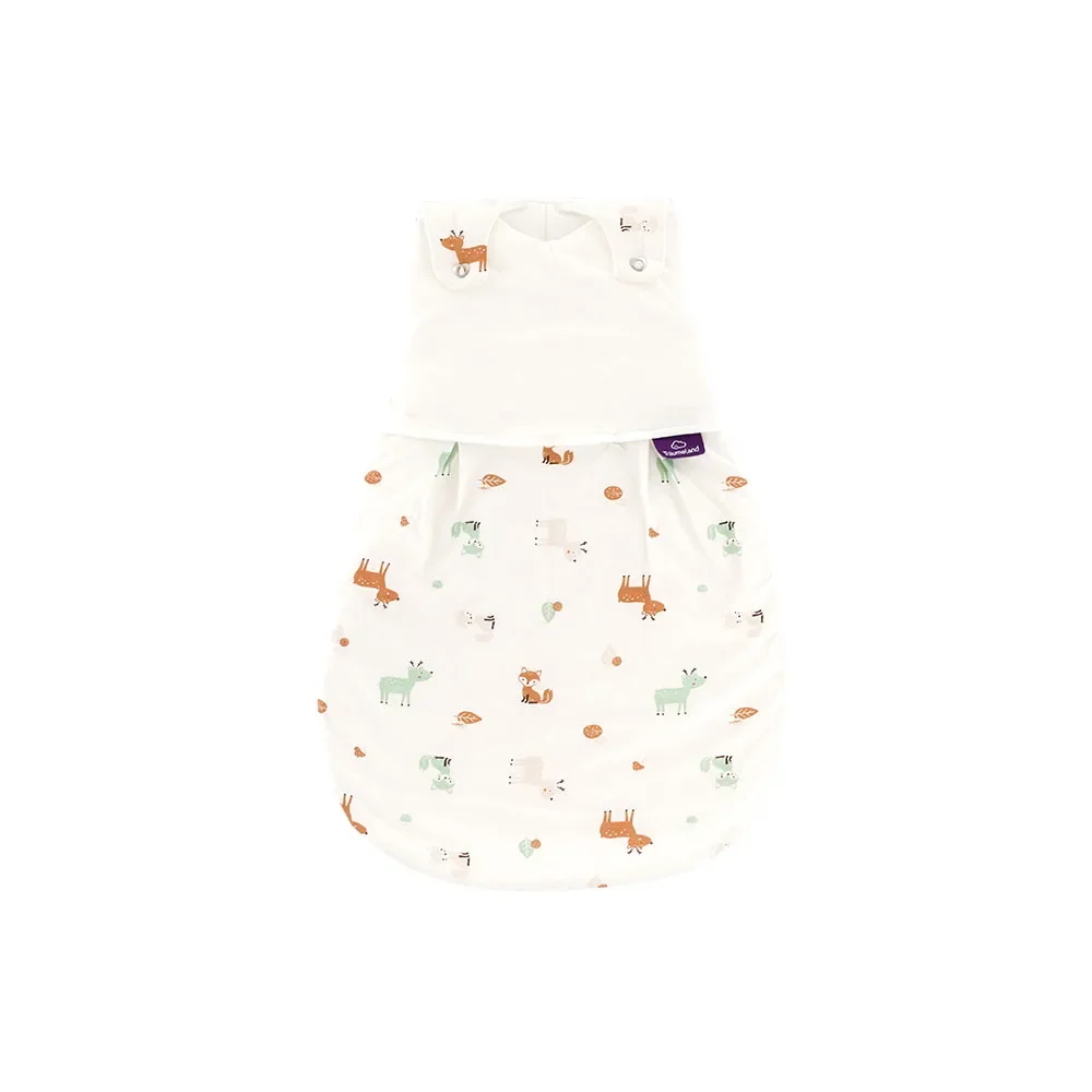 "Träumeland Liebmich Baby Schlafsack, Schlummersack, Innenschlafsack - Waldtiere, Grösse: 62/68 image"