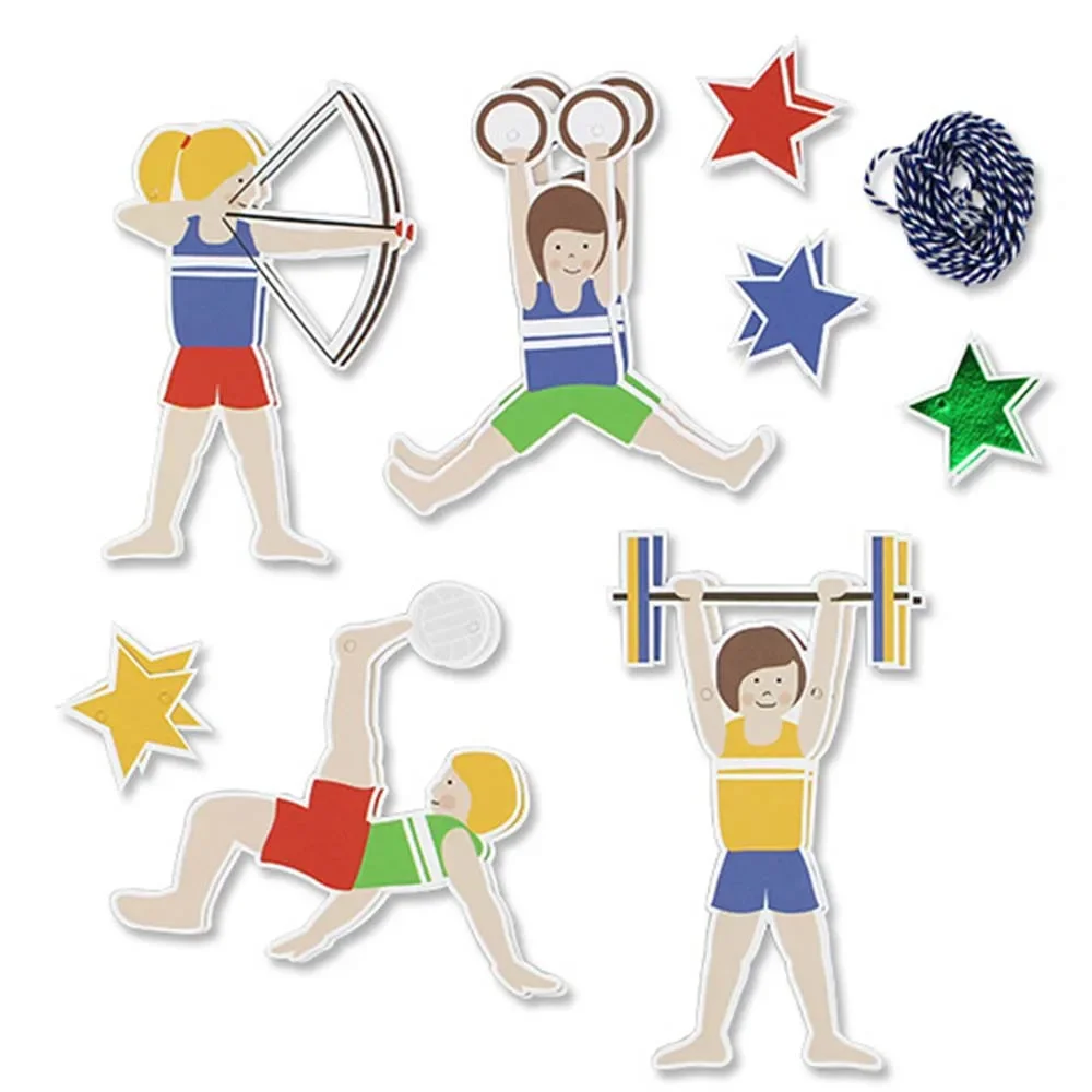 "Ava & Yves Partygirlande Athleten image"