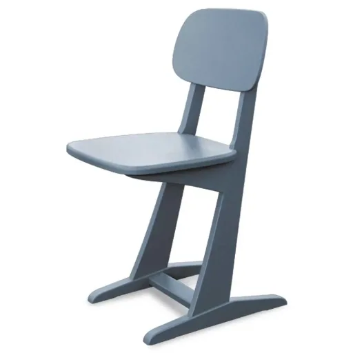"Laurette Schreibtischstuhl La chaise a patins, Farbe: Gris Souris image"