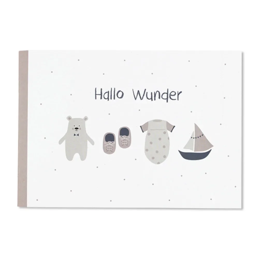 "Ava & Yves Erinnerungsbuch "Hallo Wunder" rosa image"