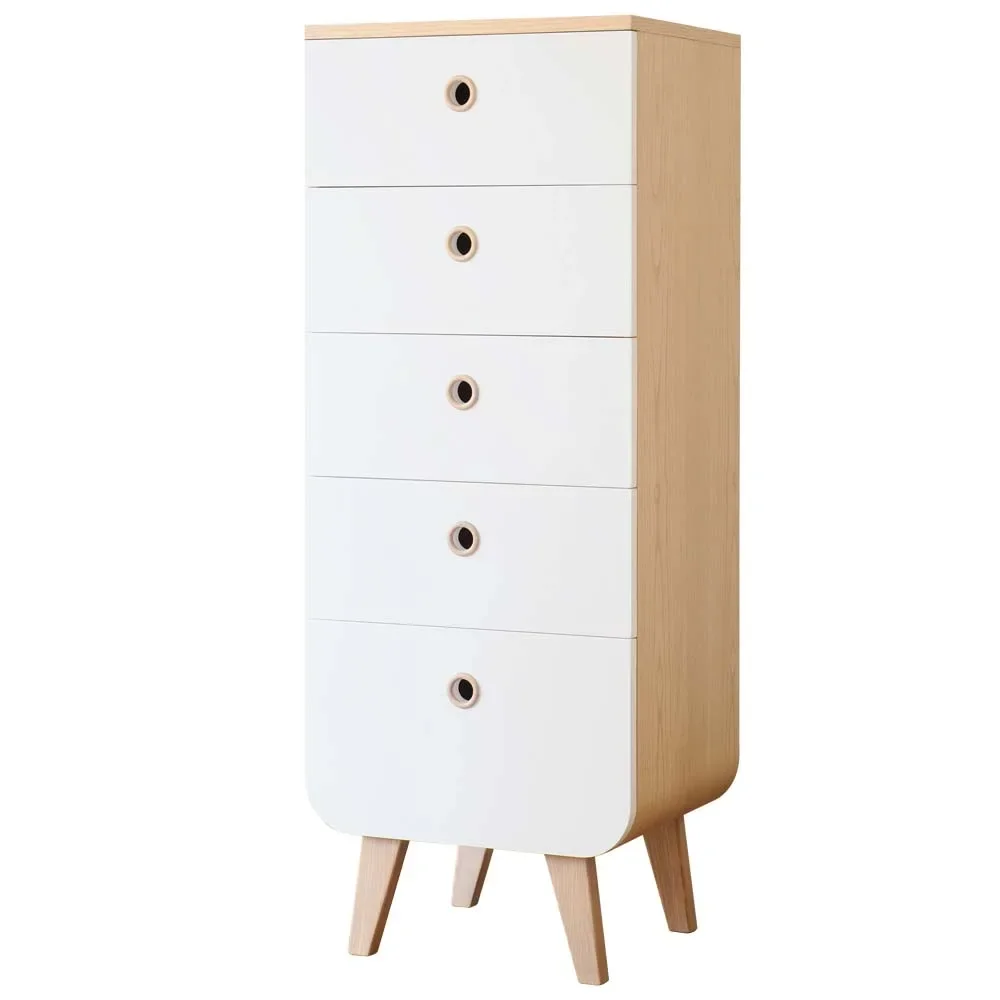 "Laurette Chiffonier Kommode Zen, Farbe der Flächen: Weiss image"