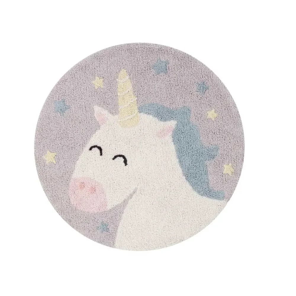 "Lorena Canals waschbarer Teppich "Mr. Wonderful" Einhorn image"