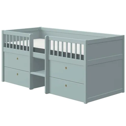 "Flexa Schubladenbett "Freja" blau image"