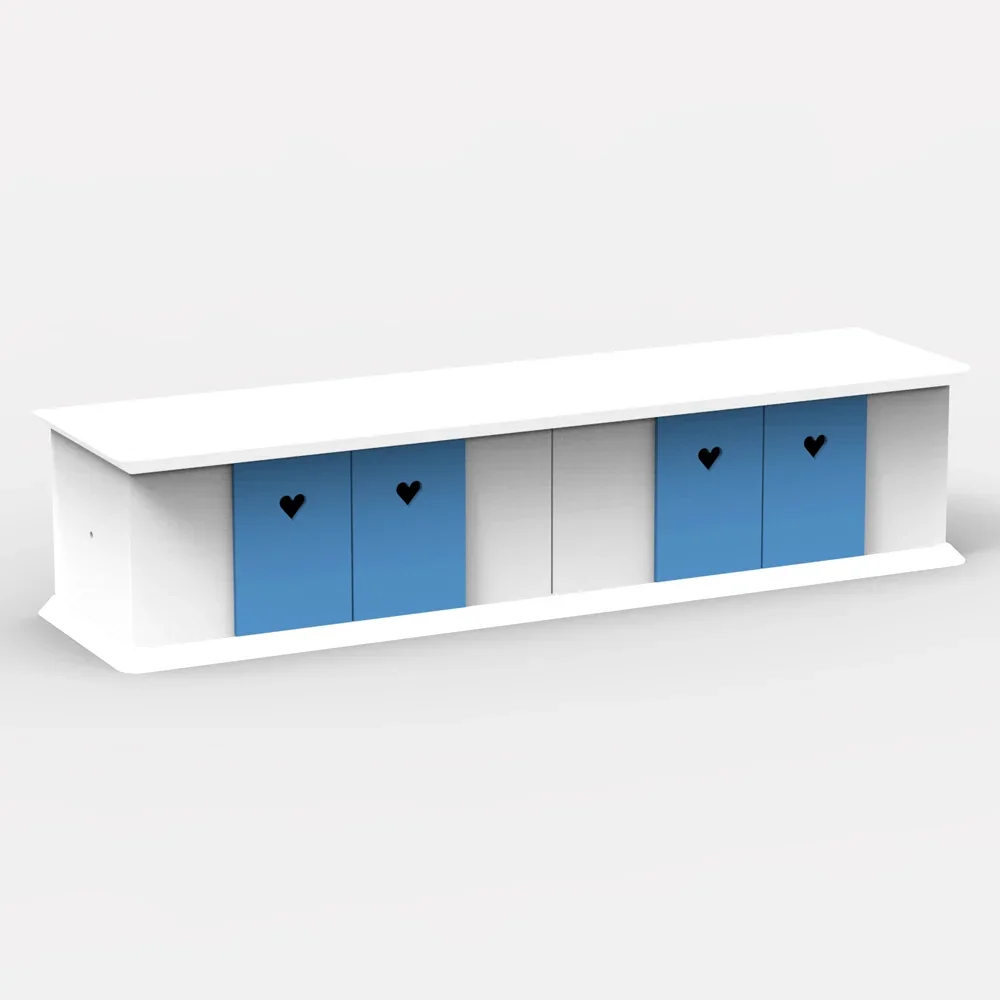 "Mathy by Bols BOXES Regal Scheune klein blau image"