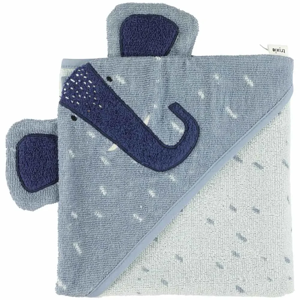 "Trixie Kapuzenhandtuch Elefant Mrs. Elephant, Größe: 75 x 75 cm image"