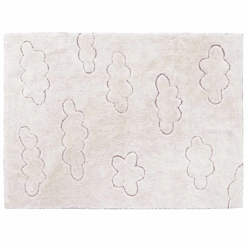 "Lorena Canals Teppich Wolken waschbar & recycelt, Größe: 90 x 130 cm image"