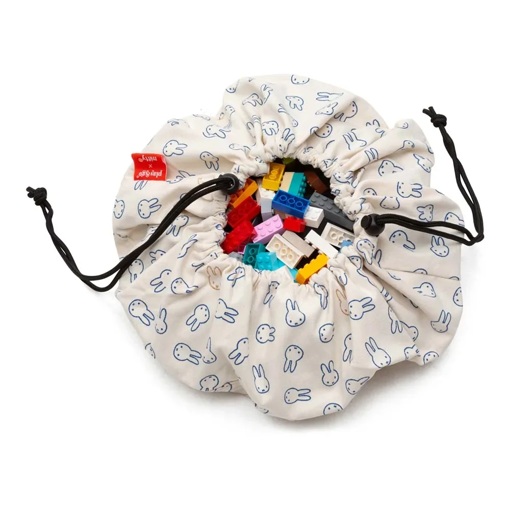 "Play&Go Spielzeugsack, Spielzeugkorb, Spielzeug aufbewahrungstasche - Mini, Farbe: Miffy Mini image"
