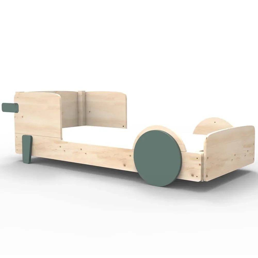 "Mathy by Bols Einzelbett "Discovery", Farbe Elemente: thunderstorm image"