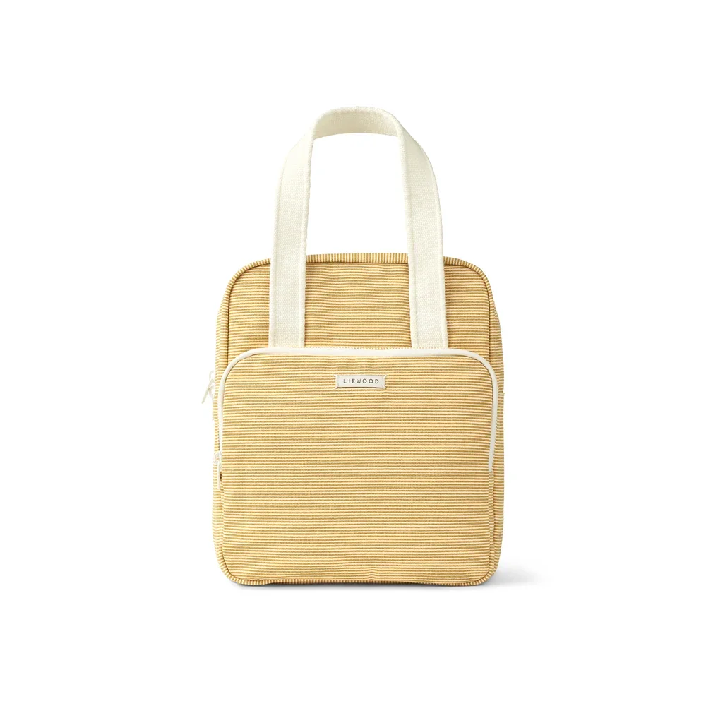 "Liewood Rucksack - Elsa, quadratischer, Farbe: Y/D-Streifen Gelb Mellow/ Creme de la creme image"