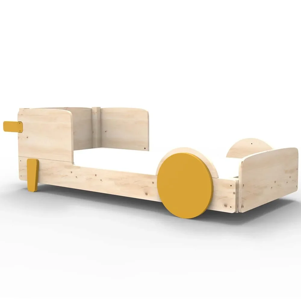 Mathy by Bols Einzelbett "Discovery", Farbe Elemente: ocher