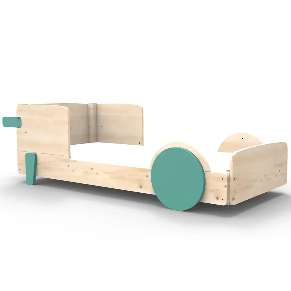 "Mathy by Bols Einzelbett "Discovery", Farbe Elemente: light green image"